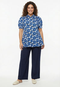 Blouse short PORCELAINE - blue - #2