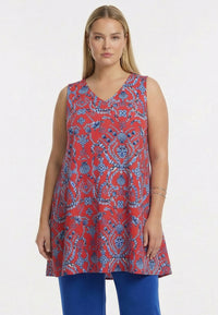 Singlet swing SHELLSCAPE - light red - #1