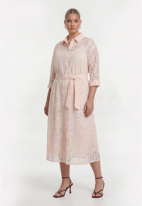 Dress drawstring PREPPY - light brown - #2