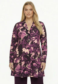 Blazer flare long CICLAMY - purple - #1