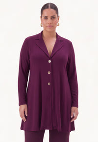Blazer A-line UNI DOLCE - purple - #2