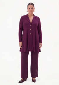 Blazer A-line UNI DOLCE - purple - #1