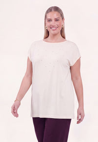 Top UNI DOLCE - ecru - #2