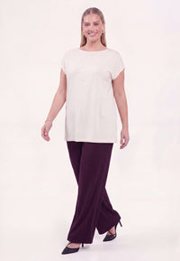 Top UNI DOLCE - ecru - #1