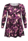 Tunic wide bottom CICLAMY - purple - #3