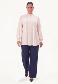 Tunic flare UNI R-DOLCE - pink - #1