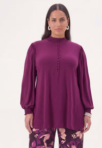 Tunic flare UNI DOLCE - purple - #2