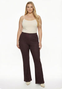 Pantalon bootleg DENIM DOLCE BROWN - #2