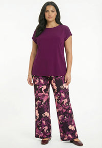 Trousers loose CICLAMY - purple - #1