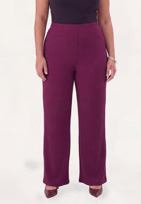 Trousers loose UNI DOLCE PLISSE - purple - #2
