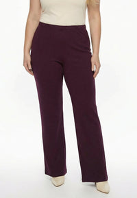 Trousers straight ECO VERO - purple - #1