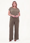 Trousers straight UNI DOLCE - light green