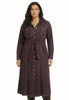Midi-jurk DENIM DOLCE BROWN - #2