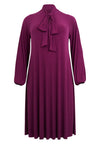 Dress UNI DOLCE plissé - purple - #4