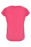 Shirt wide drape neck DOLCE - pink - #3