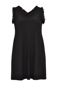 Singlet wide bottom ruffle DOLCE - black - #4