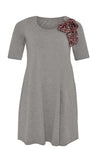 Dress scarf leopard - grey - #4
