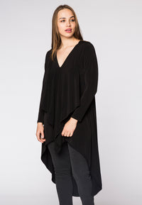 Tunic pointy layer DOLCE - black - #2