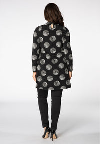 Tunic wide bot strass zebra DOT - black - #3