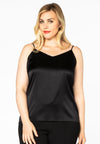 Singlet spaghetti SILK - black - #1