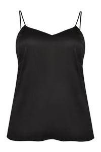 Singlet spaghetti SILK - black - #4