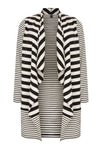 Cardigan STRIPE MIX - white - #4