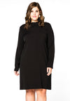 Dress deep back neck - black - #2