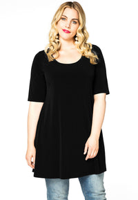 Tunic wide bottom bows DOLCE - black - #2