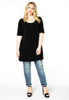 Tunic wide bottom bows DOLCE - black - #1