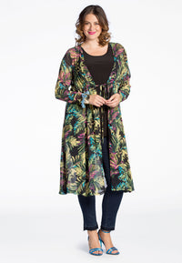 Cardigan waist string LUCY - green - #1