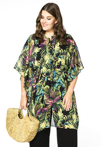 Tunic square LUCY - green - #1