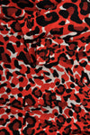 Jurk met cut-out halslijn RED LEODress cut-out RED LEO - red - #5