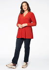 Tunic DOLCE flare v-neck - orange