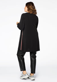 Tunic DOLCE wide bottom zip - black - #3