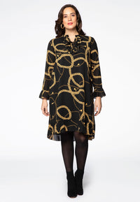 Dress PARIS frills - black - #1