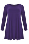 Tunic wide bottom DOLCE - purple - #4