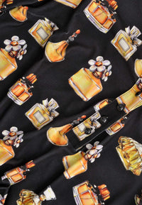 Tunic grandad collar PERFUME - black - #5