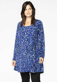 Tunic wide bottom BLUE LEO - blue - #2