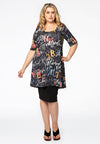 Tunic wide bottom LETTERS - black - #1