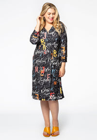 Dress LETTERS - black - #1