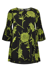 Tunic wide bottom TOLEDO - black - #4
