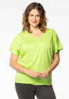 Top double v-neck - green - #2