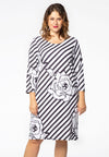 Dress STRIPE ROSE - blue - #2