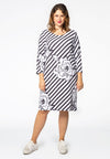 Dress STRIPE ROSE - blue - #1