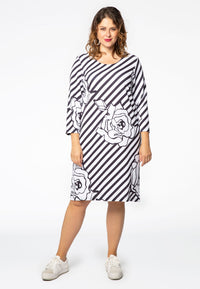 Dress STRIPE ROSE - blue - #1