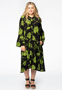 Dress ruffled TOLEDO - black - #1