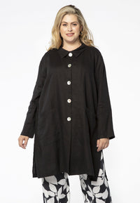 Jacket pockets LINEN - black - #2