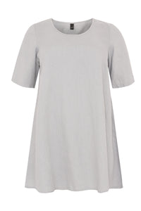 Tunic wide bottom LINEN - grey - #4