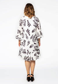 Dress ruffled GAUDI - black - #3