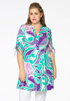 Tunic wide bottom SWIRL - purple - #1